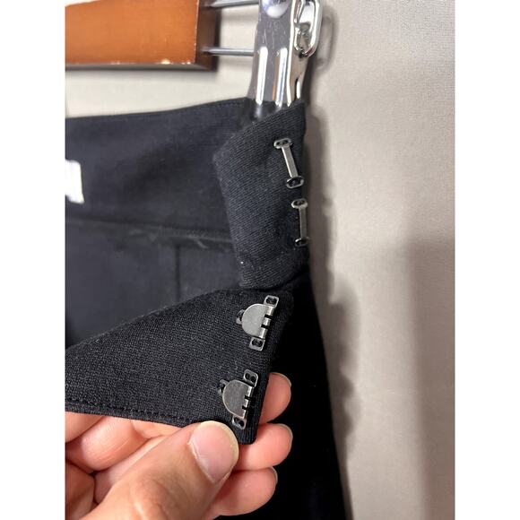 Tibi A Line Skirt Womens L Black Buttons Pockets Business Casual Office Work - Picture 6 of 13